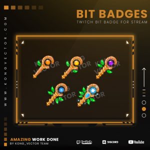 bitbadges,preview1,woodenstaff,kongvector.com