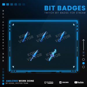 bit badges,preview,sword demon,kongvector.com