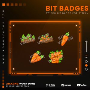 bitbadges,preview,carrot,kongvector.com