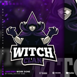 logo,preview,witchclan,kongvector.com